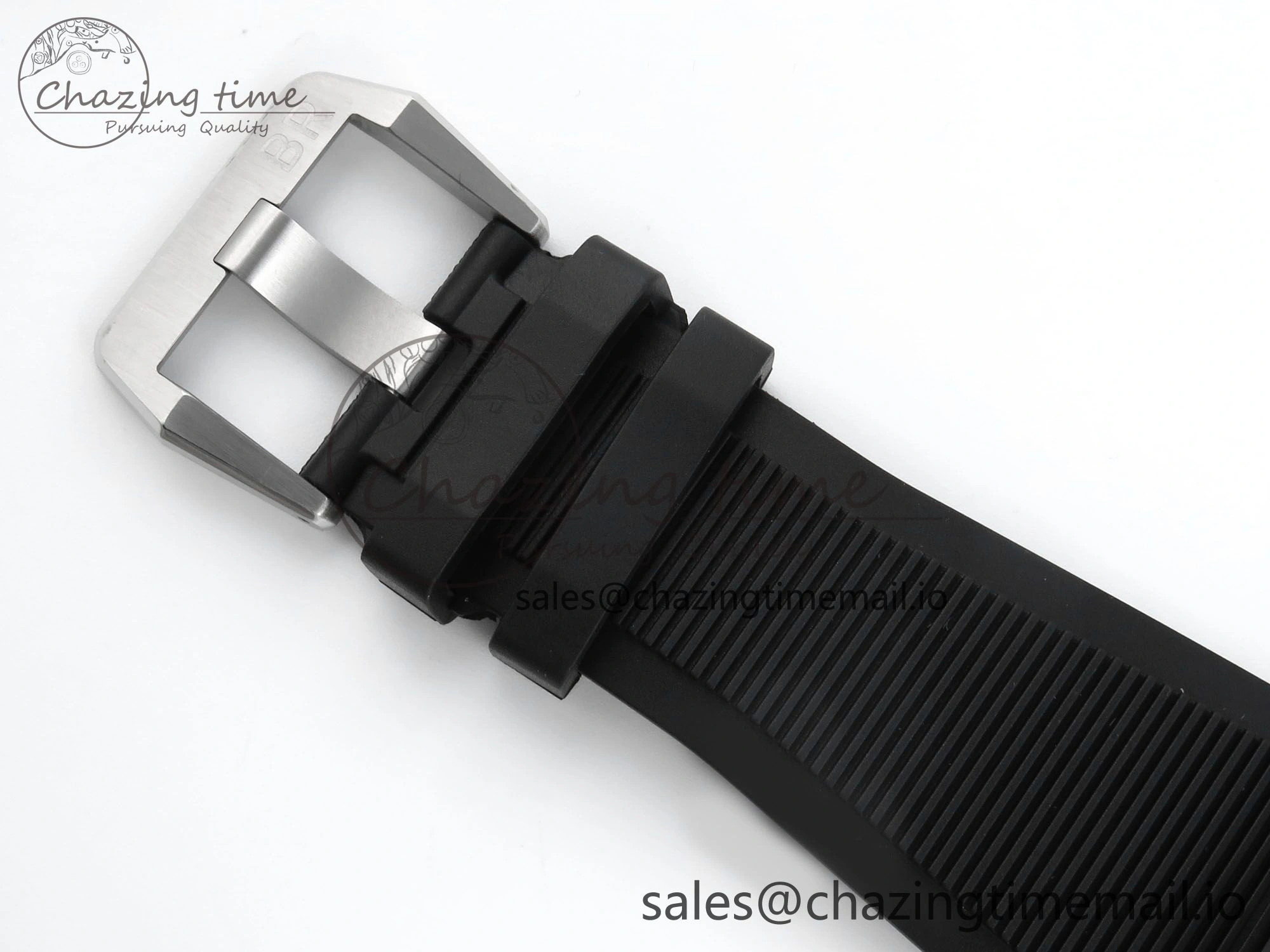 Minimalist BR03-92 Diver BRF 1:1 Best Edition White Dial on Black Rubber Strap A 5164