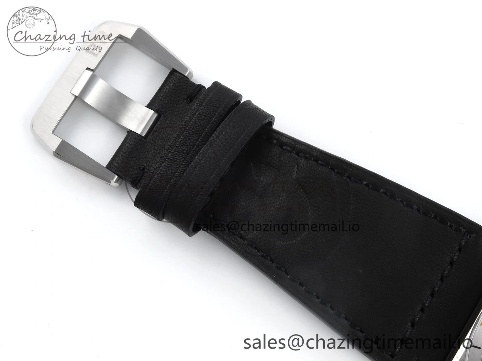 Supportive BR03-93 GMT BRF 1:1 Best Edition Black Dial on Black Leather Strap A 5158