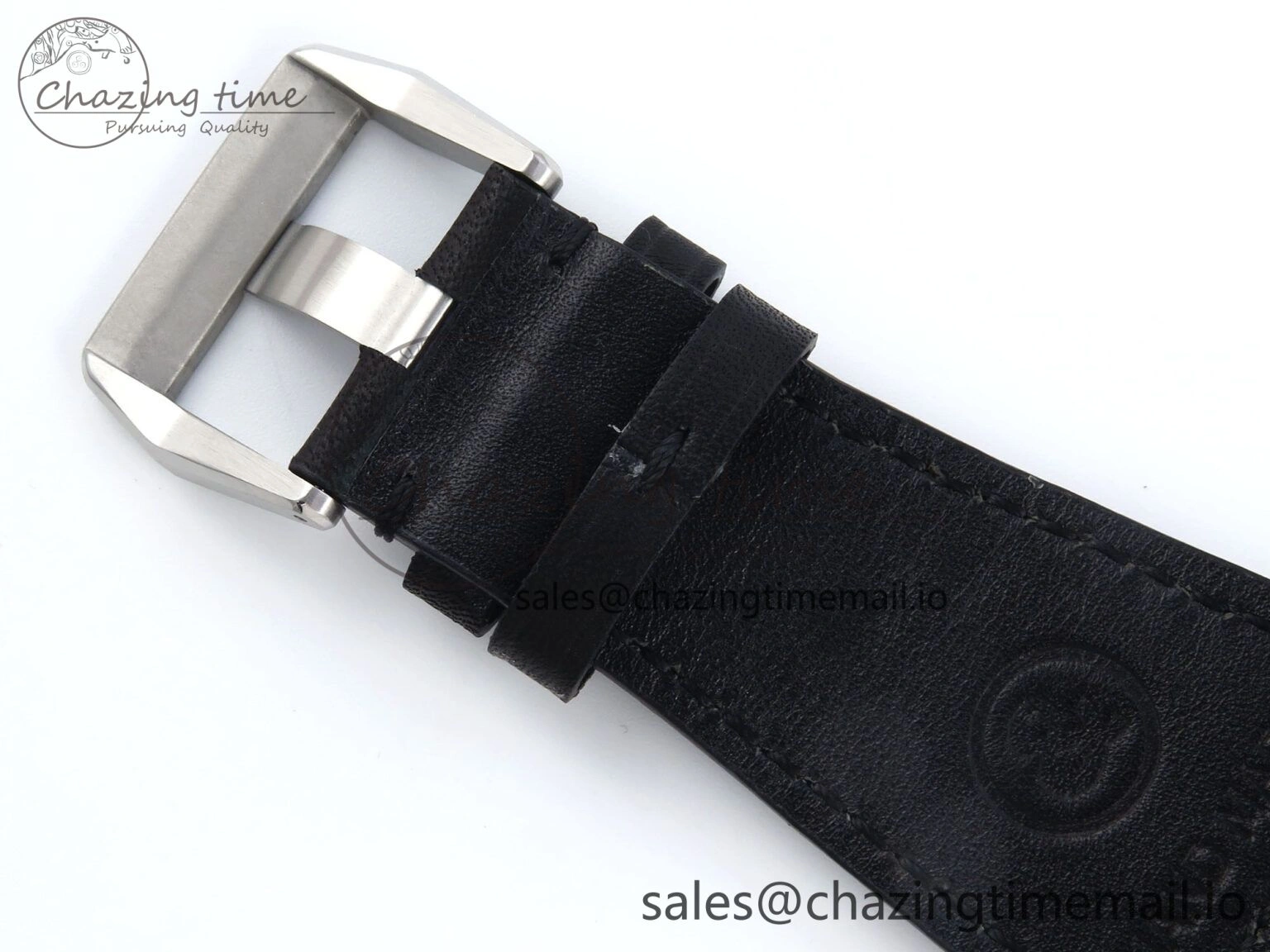 Supportive BR03-93 GMT BRF 1:1 Best Edition Black Dial on Black Leather Strap A 5158