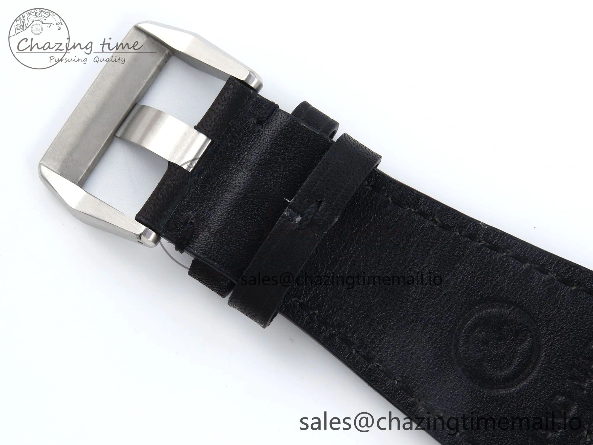 Supportive BR03-93 GMT BRF 1:1 Best Edition Black Dial on Black Leather Strap A 5158