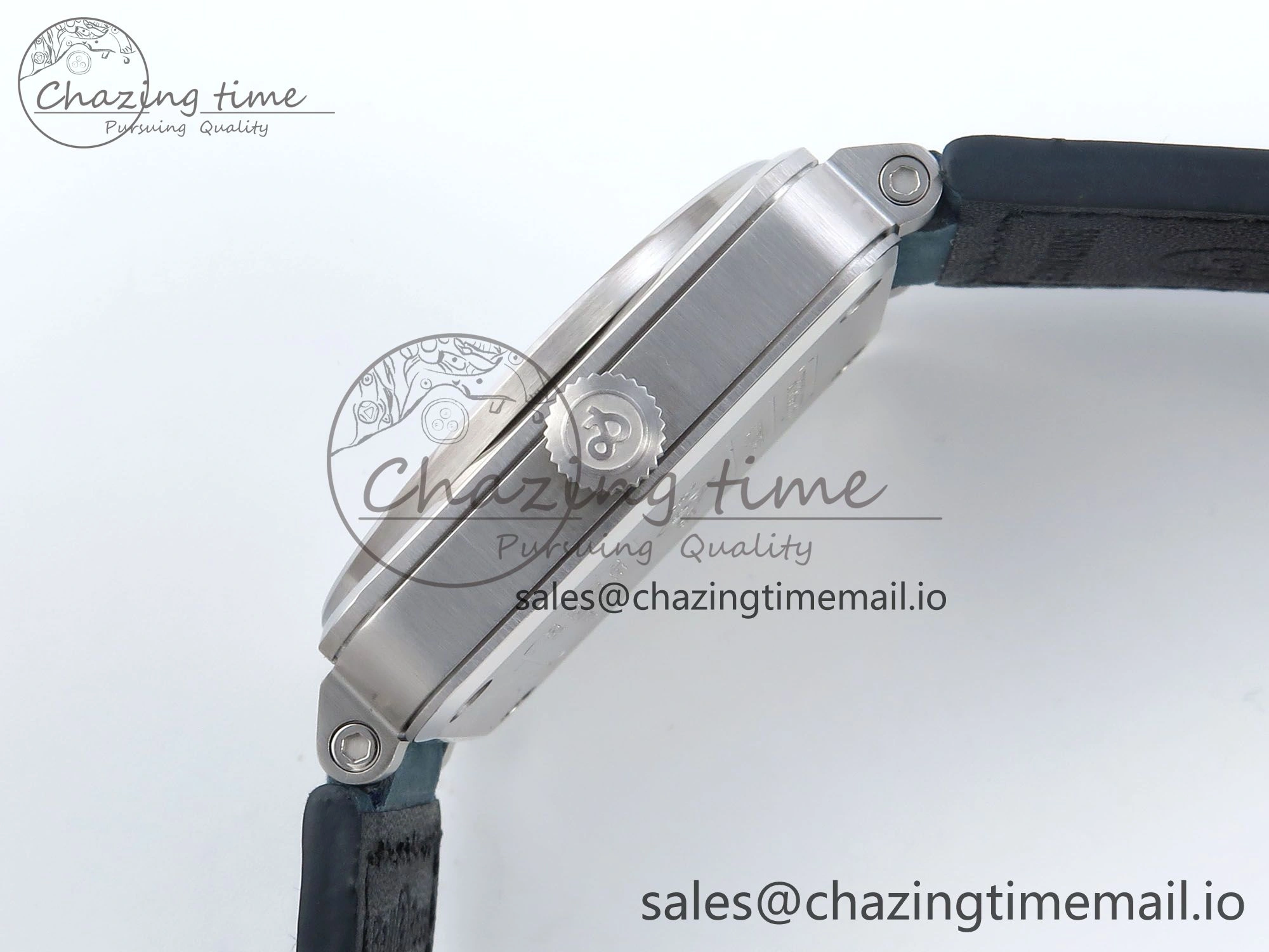 BR03-93 GMT BRF 1:1 Best Edition Blue Dial on Blue Leather Strap A Durable 5161