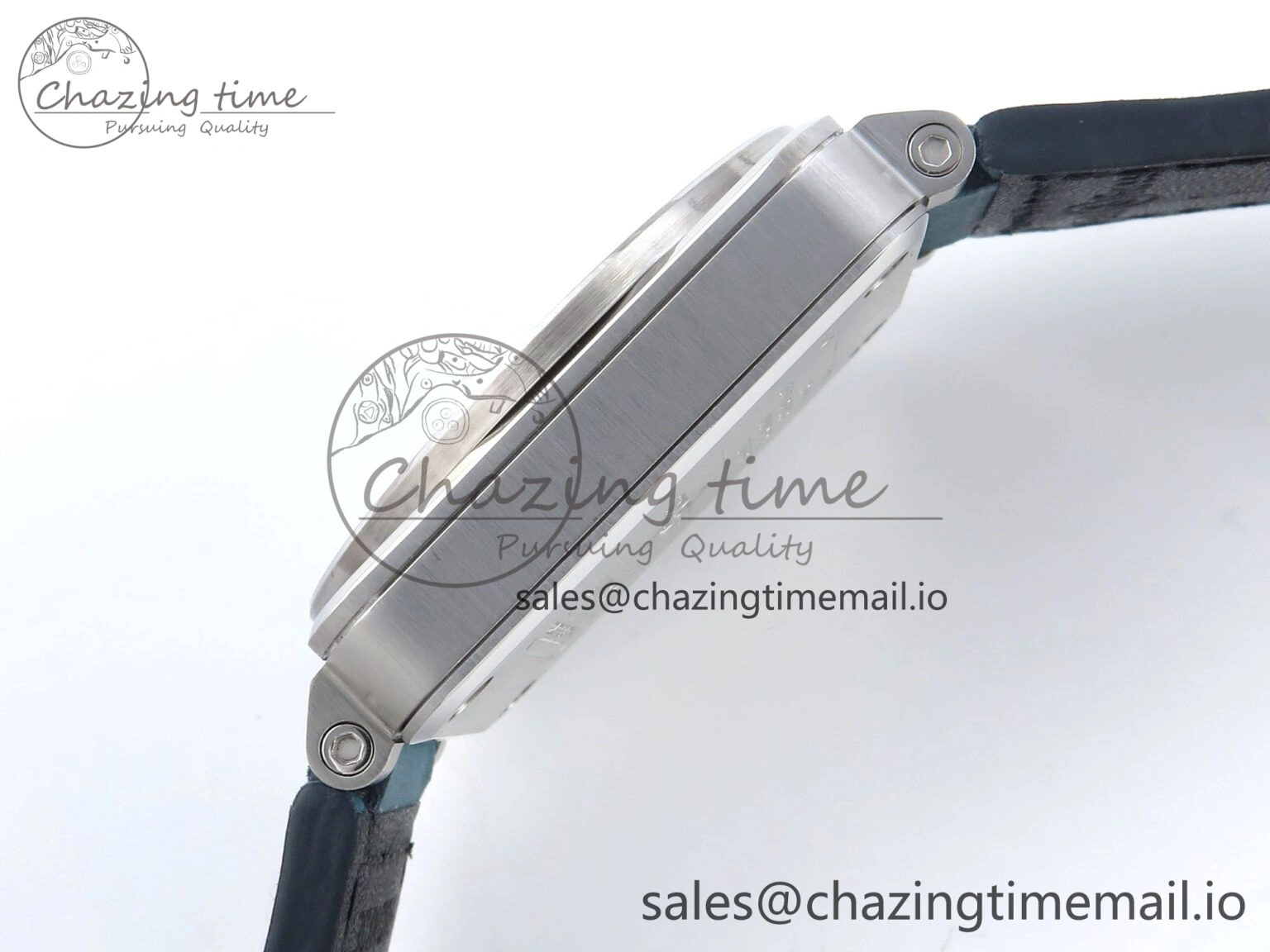 BR03-93 GMT BRF 1:1 Best Edition Blue Dial on Blue Leather Strap A Durable 5161