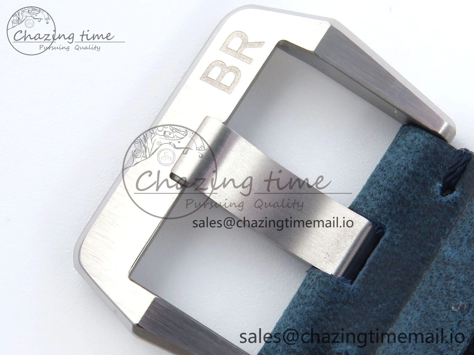 BR03-93 GMT BRF 1:1 Best Edition Blue Dial on Blue Leather Strap A Durable 5161
