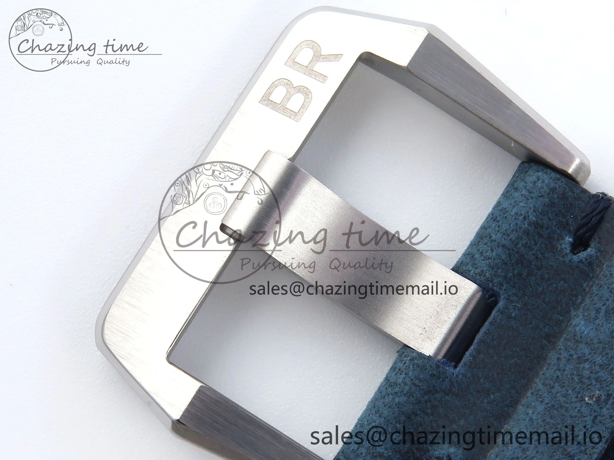 BR03-93 GMT BRF 1:1 Best Edition Blue Dial on Blue Leather Strap A Durable 5161