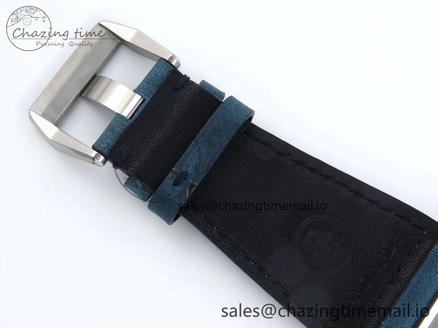 BR03-93 GMT BRF 1:1 Best Edition Blue Dial on Blue Leather Strap A Durable 5161