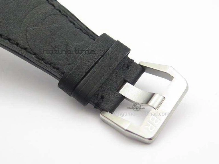 BR03-93 GMT SS 42mm Black Dial On Rubber Strap A Modern 4989