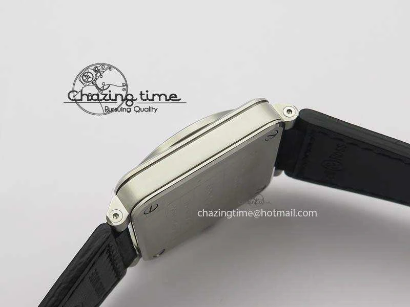 TimelessDesign BR03-93 GMT SS 42mm Blue Dial On Rubber Strap A 4993