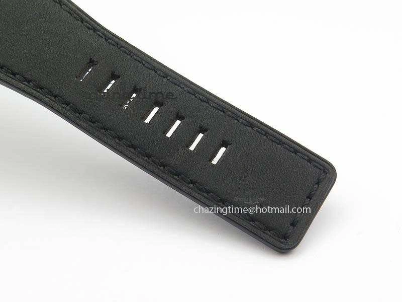 TimelessDesign BR03-93 GMT SS 42mm Blue Dial On Rubber Strap A 4993