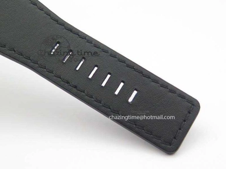 TimelessDesign BR03-93 GMT SS 42mm Blue Dial On Rubber Strap A 4993