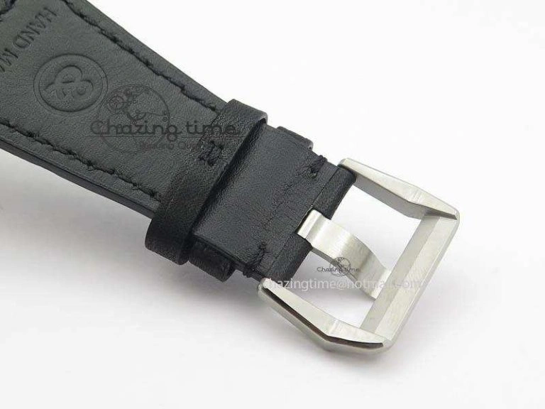 TimelessDesign BR03-93 GMT SS 42mm Blue Dial On Rubber Strap A 4993