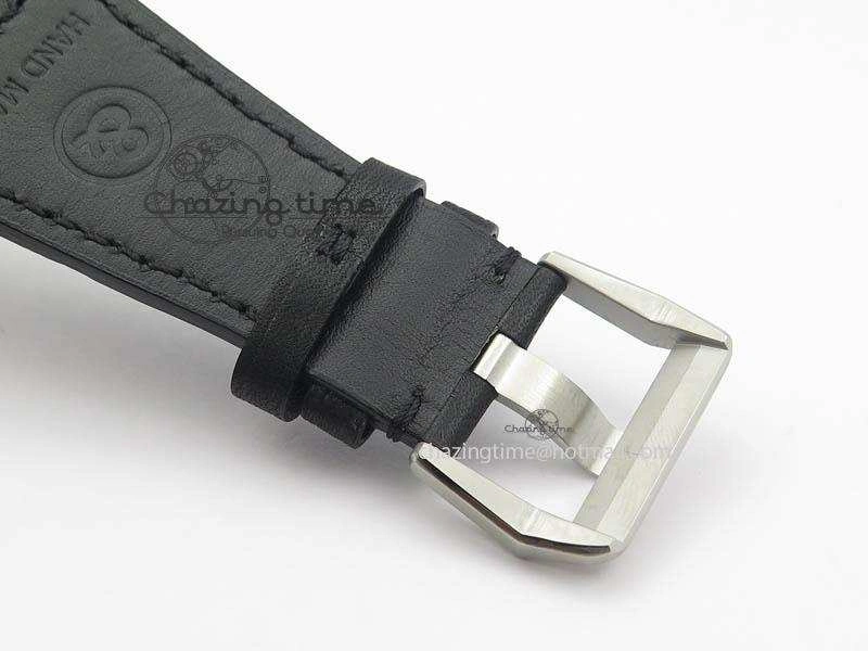 TimelessDesign BR03-93 GMT SS 42mm Blue Dial On Rubber Strap A 4993
