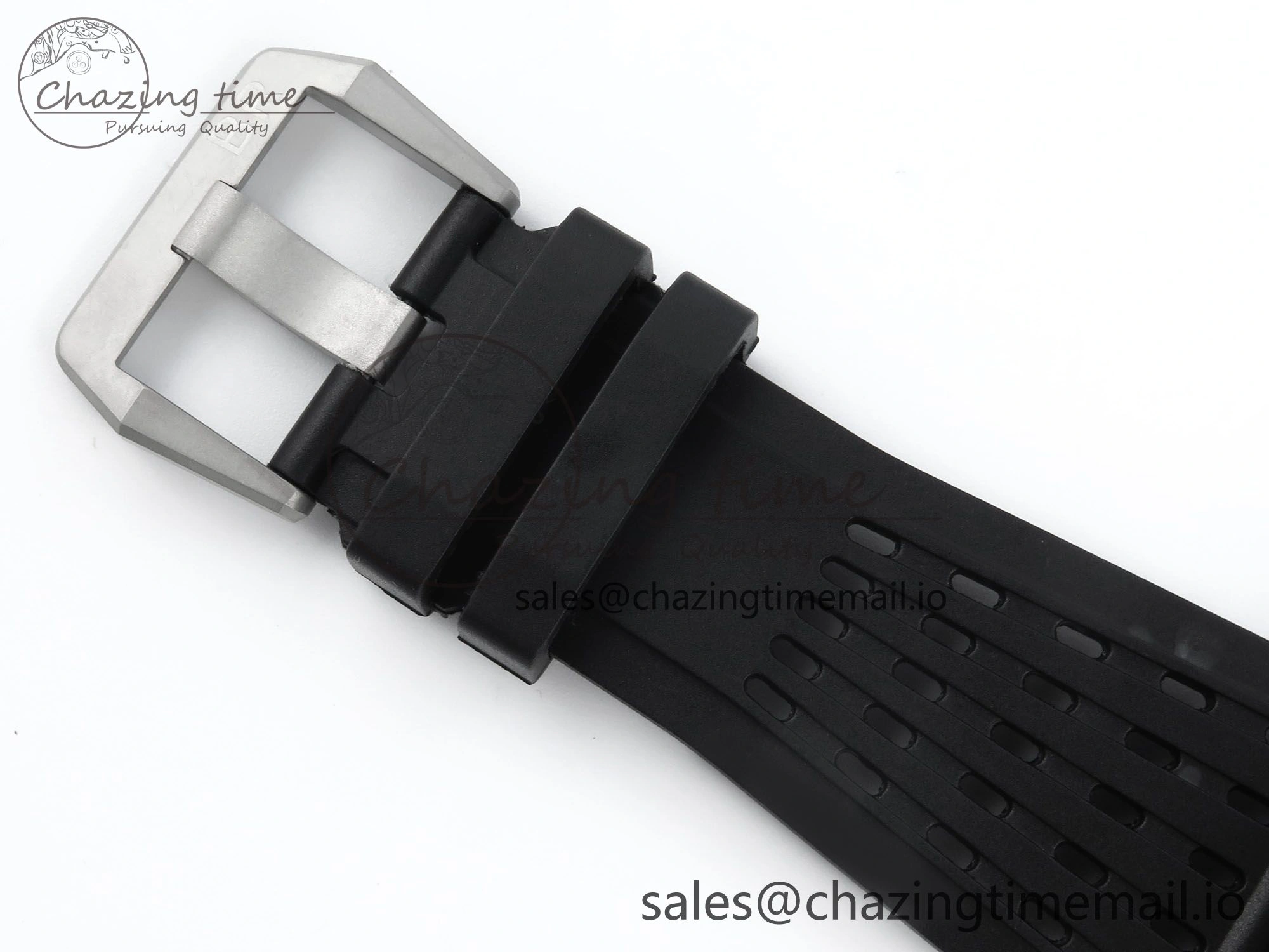 QuickDry BR03-94 Instruments BRF 1:1 Best Edition Black Carbon Dial on Black Hollow Rubber Strap A 5159