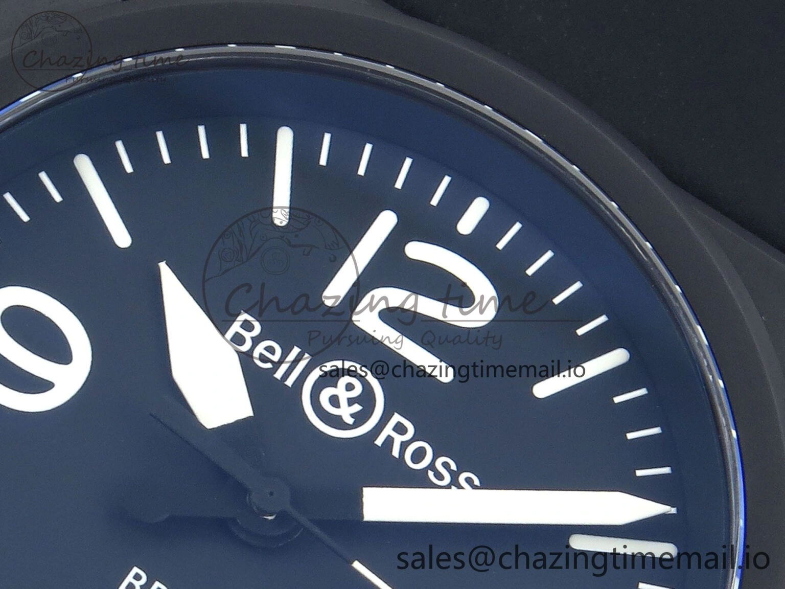 BR03-A 42MM M+F 1:1 Best Edition Black Dial on Black Rubber Strap A Refined 5155