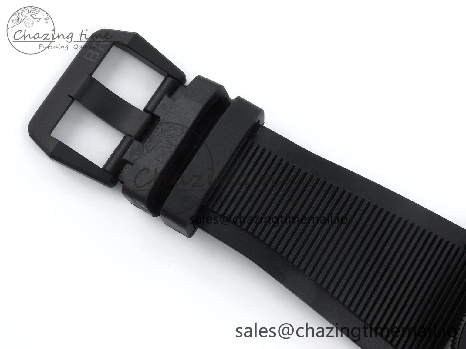 Fashionable BR03 Diver BRF 1:1 Best Edition Black Dial on Black Rubber Strap A 5166