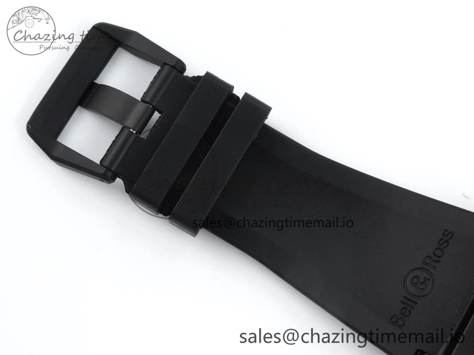 Fashionable BR03 Diver BRF 1:1 Best Edition Black Dial on Black Rubber Strap A 5166