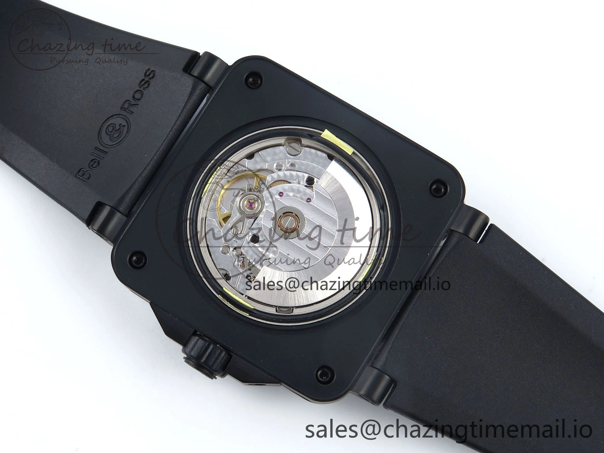 Youthful BR03 Diver BRF 1:1 Best Edition Pale Blue Dial on Black Rubber Strap A 5165