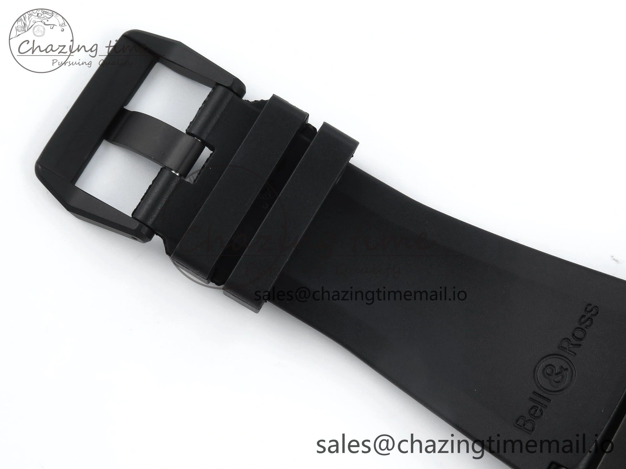 Youthful BR03 Diver BRF 1:1 Best Edition Pale Blue Dial on Black Rubber Strap A 5165