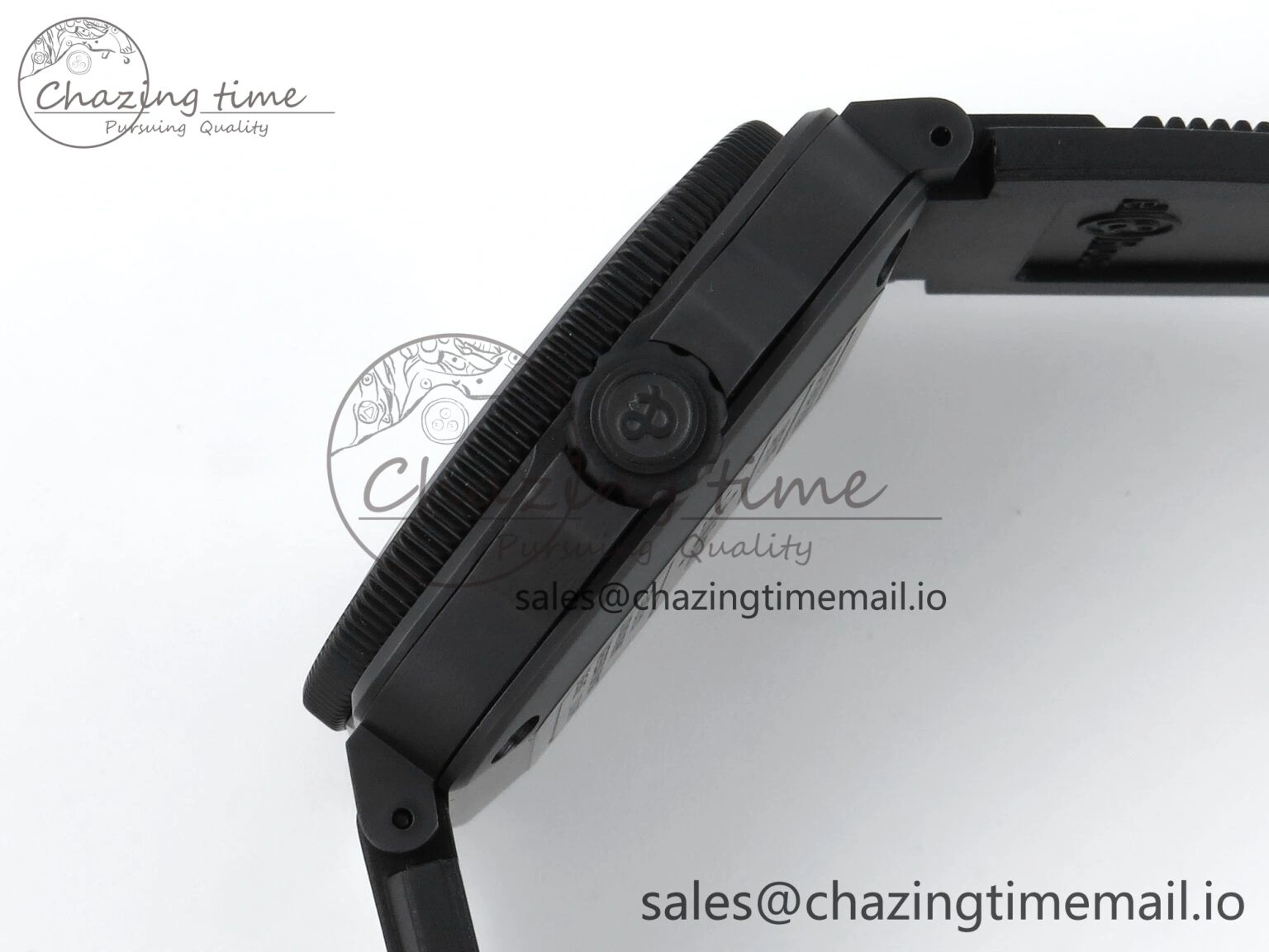 BR03 Full Lume M+F 1:1 Best Edition Blue Dial on Black Rubber Strap A TechFriendly 5151