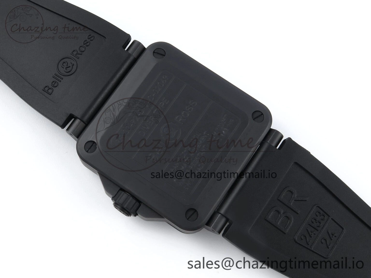 BR03 Full Lume M+F 1:1 Best Edition Blue Dial on Black Rubber Strap A TechFriendly 5151