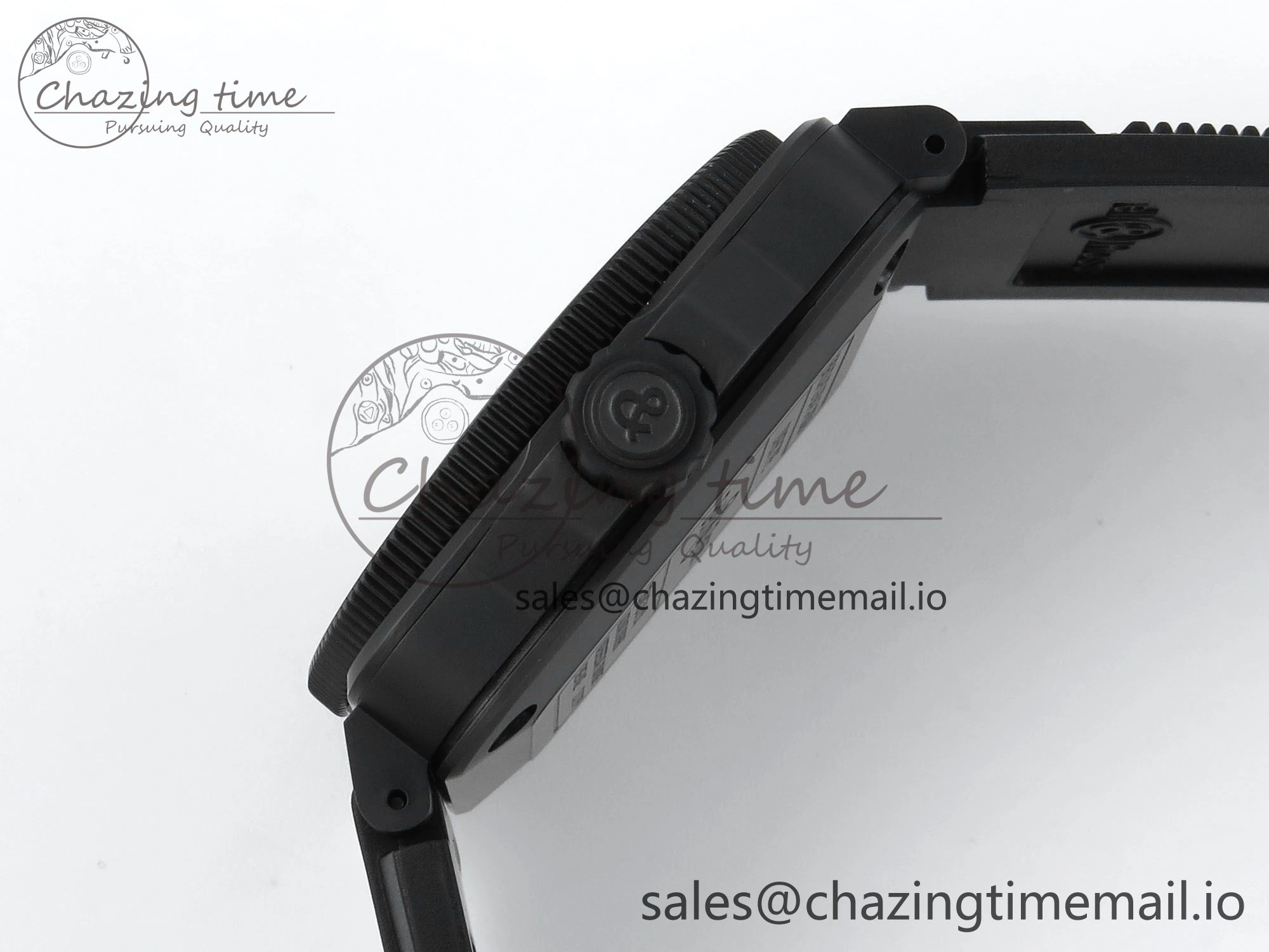 BR03 Full Lume M+F 1:1 Best Edition Green Dial on Black Rubber Strap A SoftTouch 5149