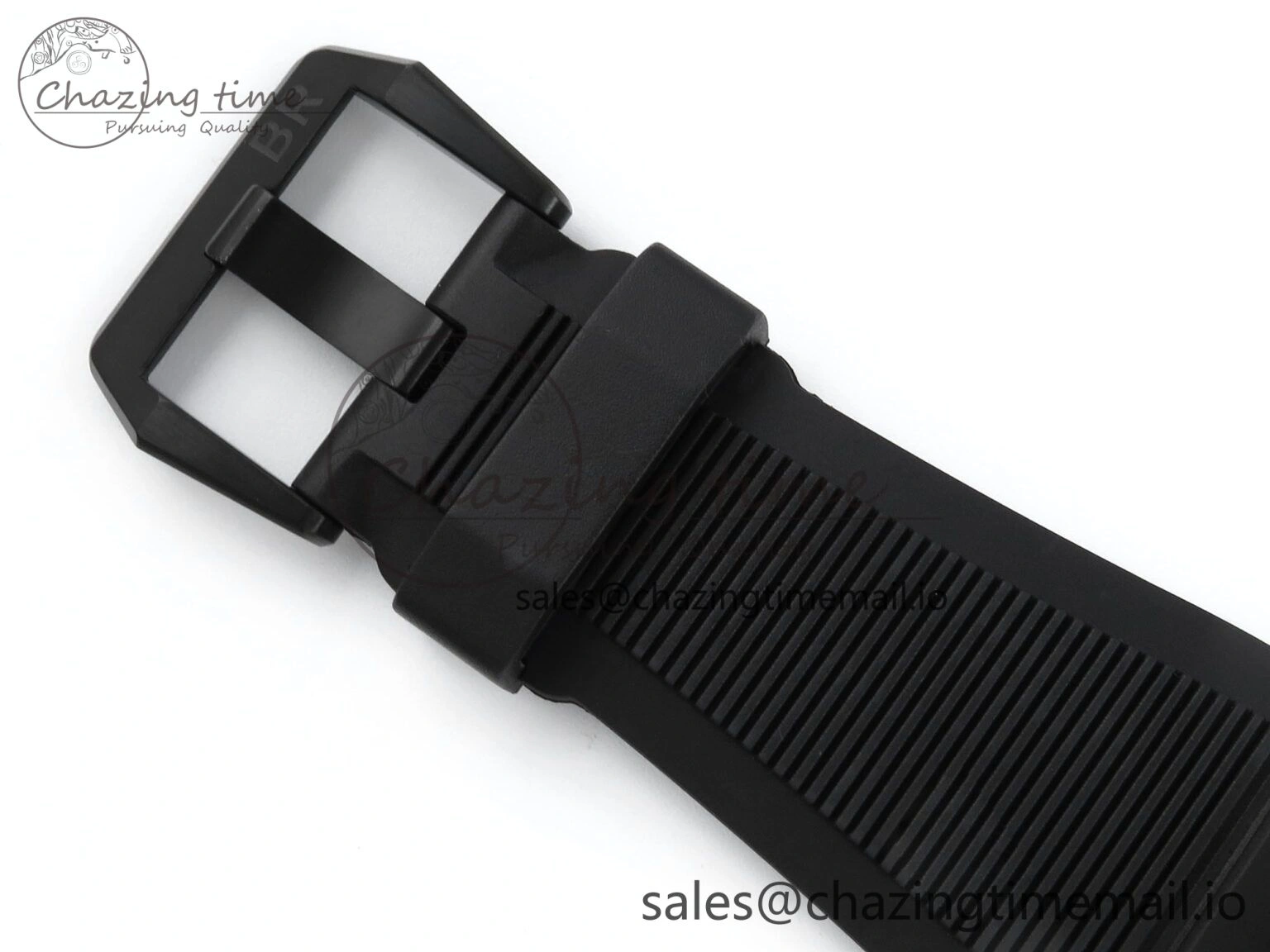 BR03 Full Lume M+F 1:1 Best Edition Green Dial on Black Rubber Strap A SoftTouch 5149
