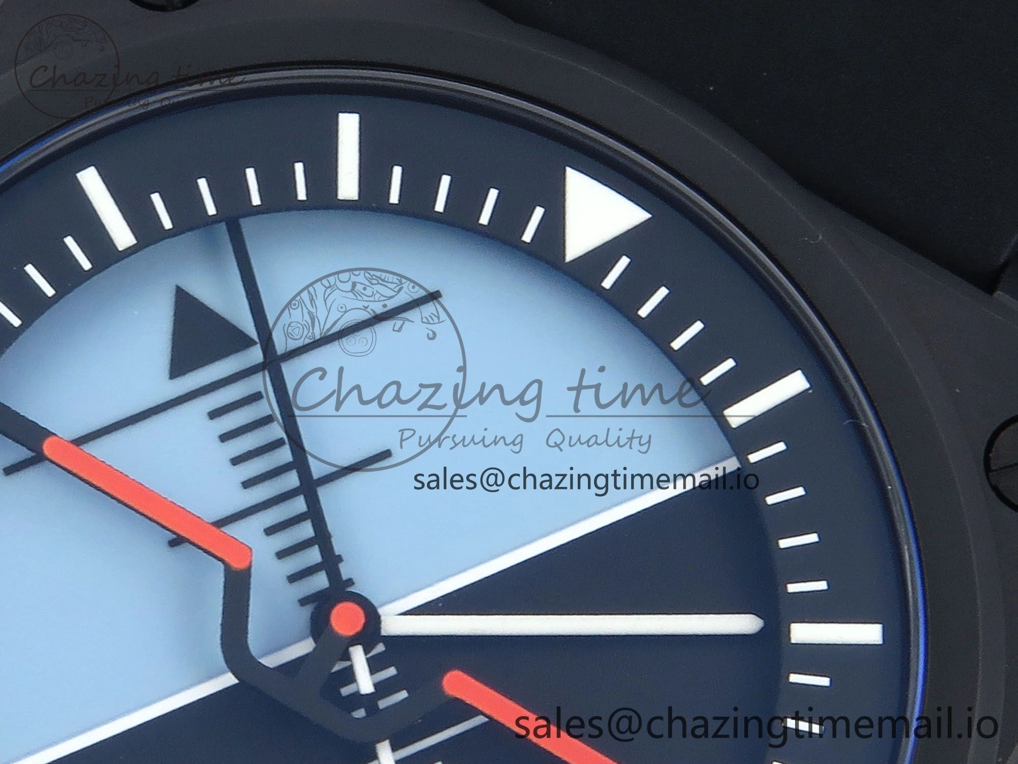 FashionForward BR03 Horizon M+F 1:1 Best Edition Black Blue Dial on Black Rubber Strap A 5150