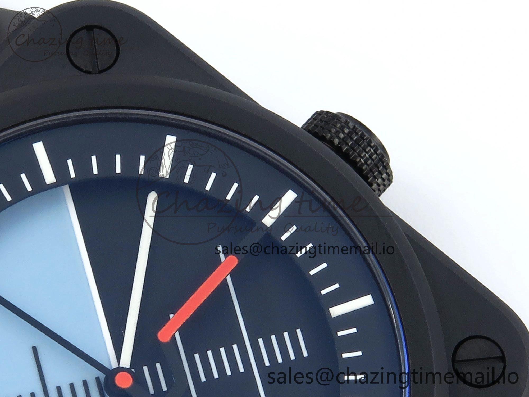 FashionForward BR03 Horizon M+F 1:1 Best Edition Black Blue Dial on Black Rubber Strap A 5150