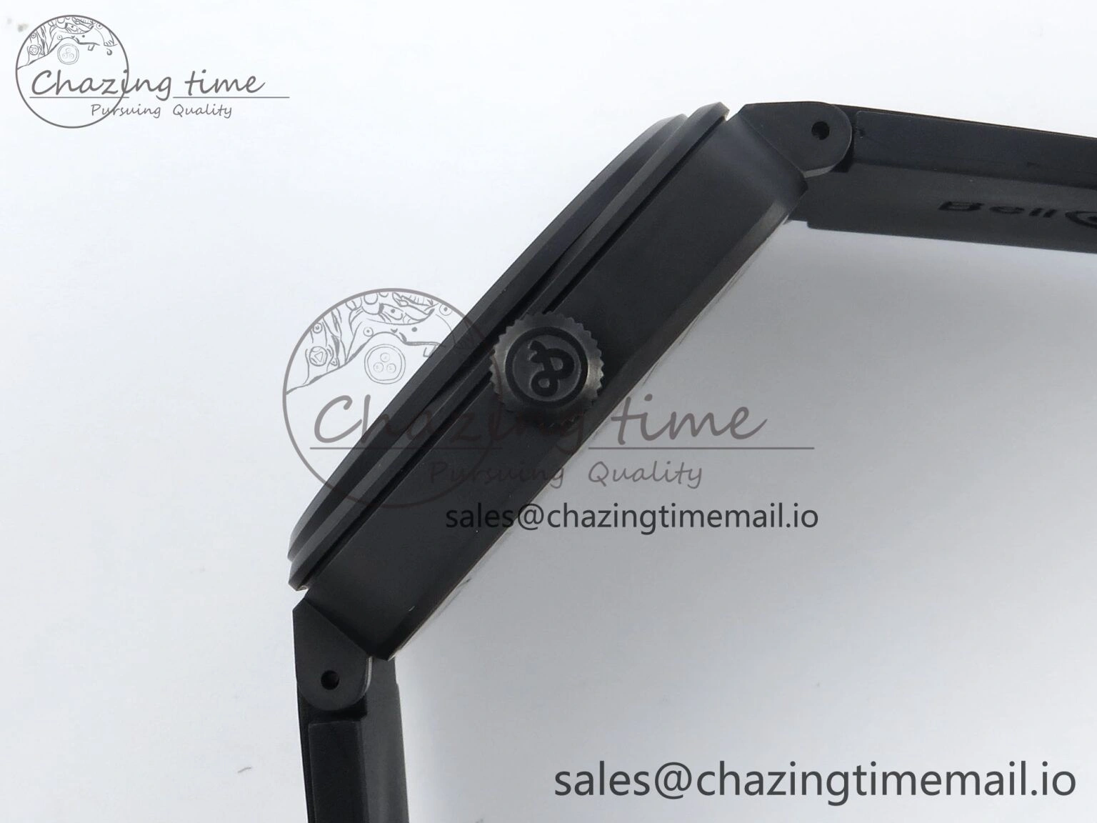 Refined BR03A Instruments BRF 1:1 Best Edition Black Dial on Black Rubber Strap A 5154