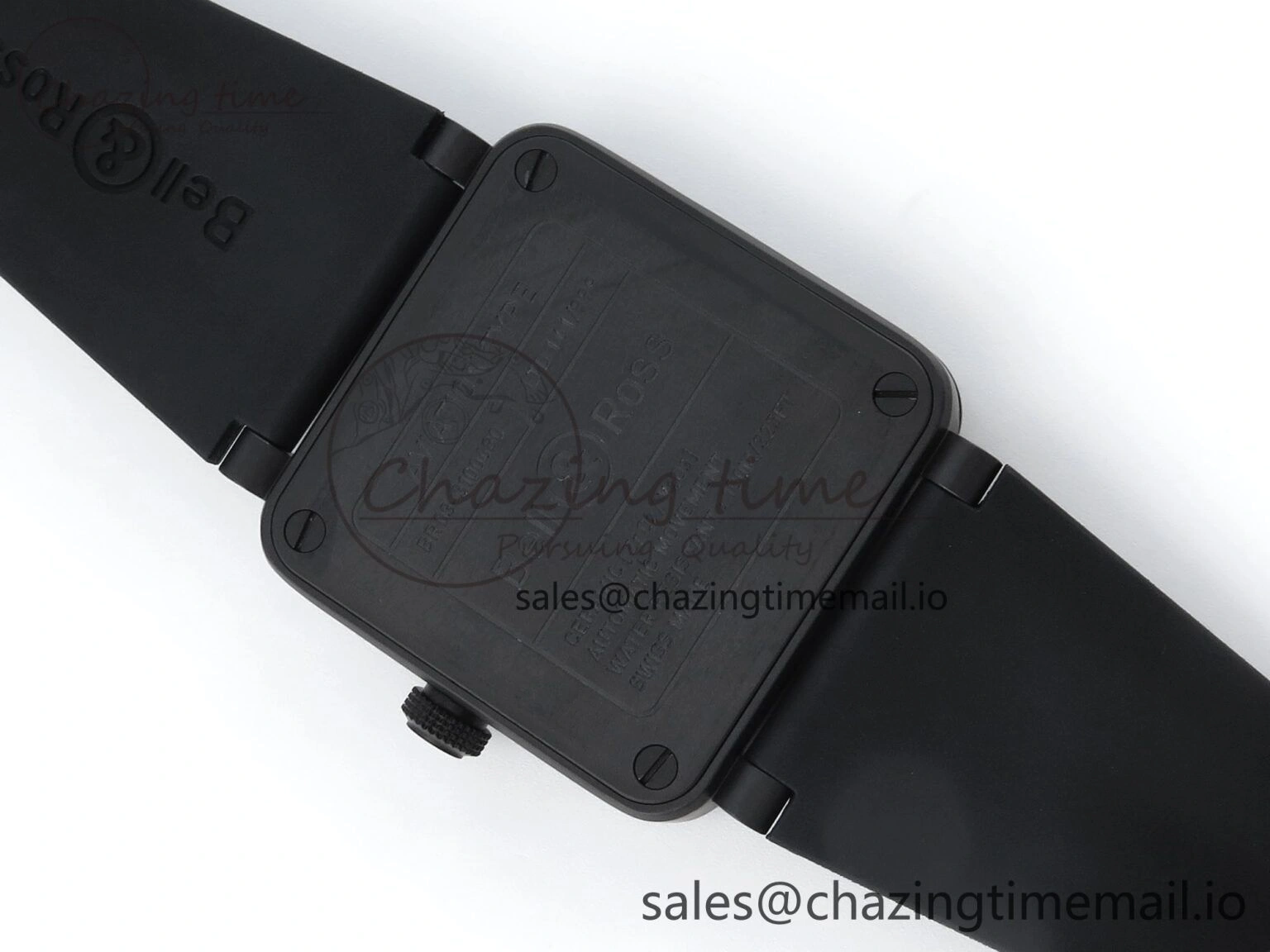 Refined BR03A Instruments BRF 1:1 Best Edition Black Dial on Black Rubber Strap A 5154