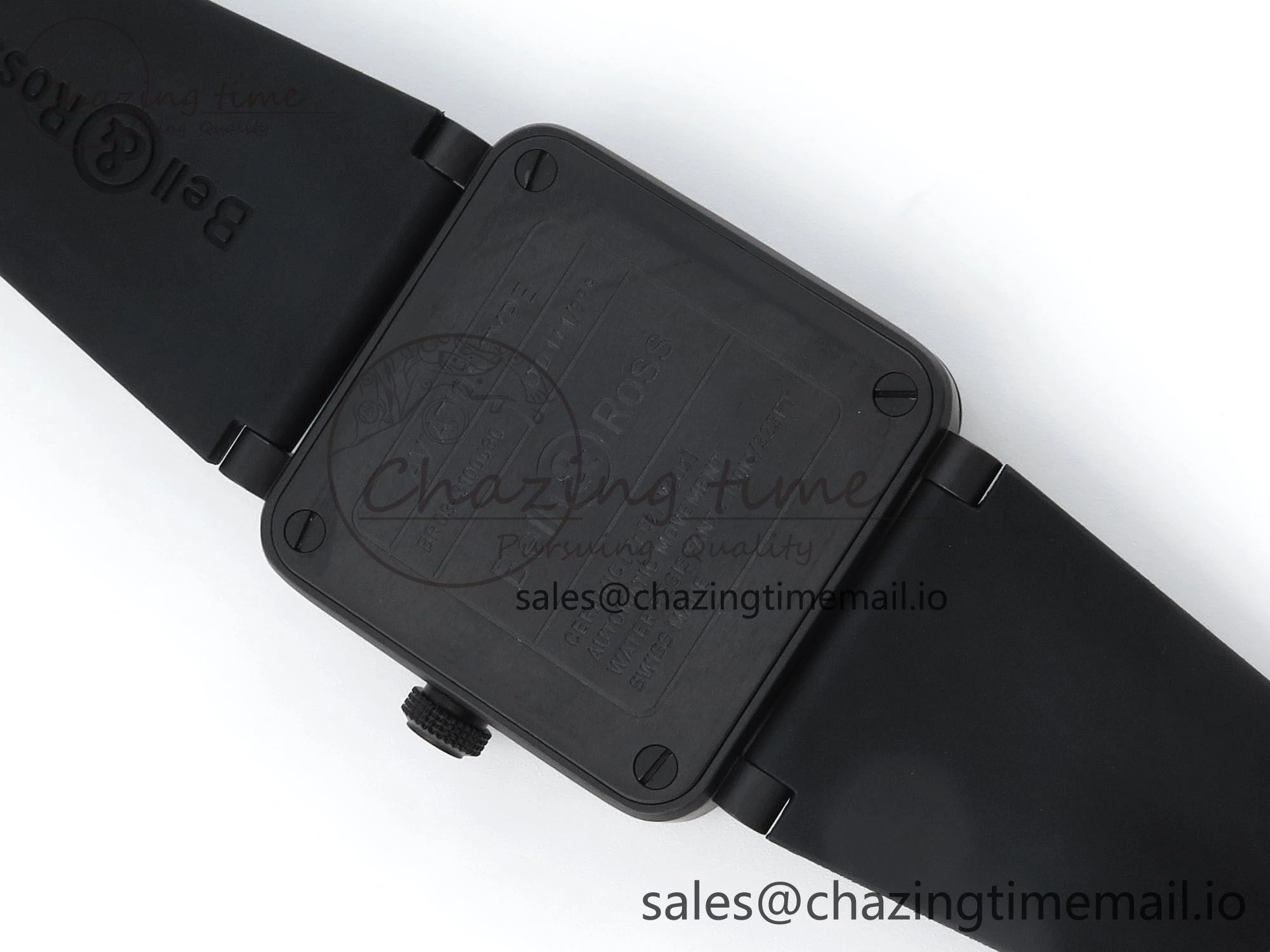 Refined BR03A Instruments BRF 1:1 Best Edition Black Dial on Black Rubber Strap A 5154