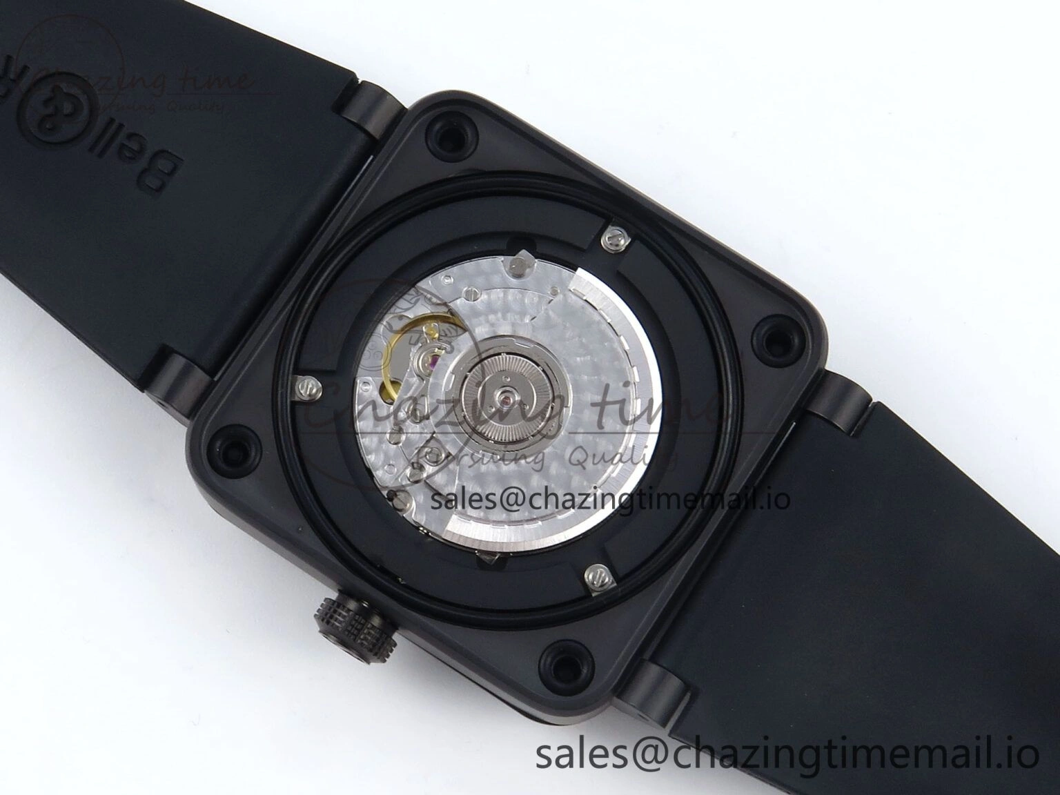 Refined BR03A Instruments BRF 1:1 Best Edition Black Dial on Black Rubber Strap A 5154