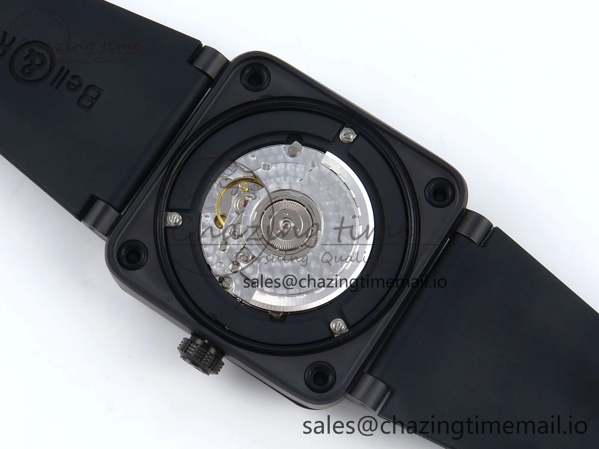 Refined BR03A Instruments BRF 1:1 Best Edition Black Dial on Black Rubber Strap A 5154