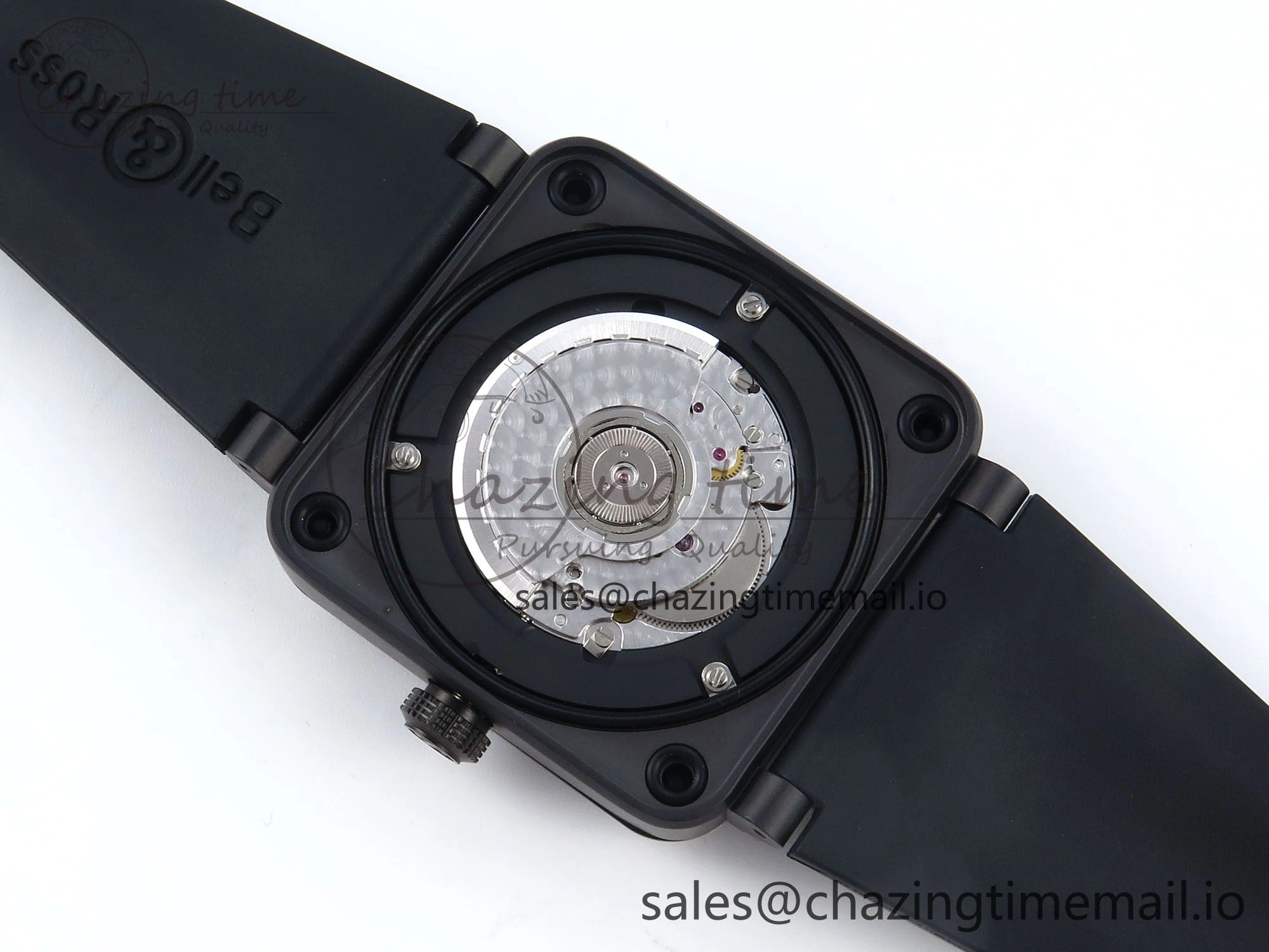 Refined BR03A Instruments BRF 1:1 Best Edition Black Dial on Black Rubber Strap A 5154