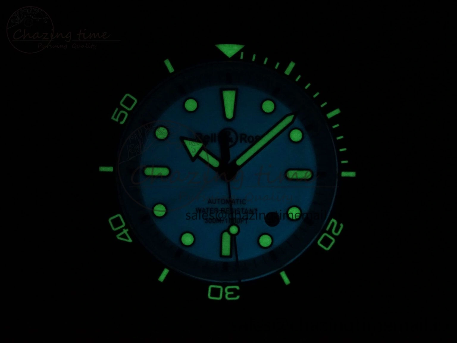 AllSeason BR03A Instruments BRF 1:1 Best Edition Blue Dial on Black Rubber Strap A 5157