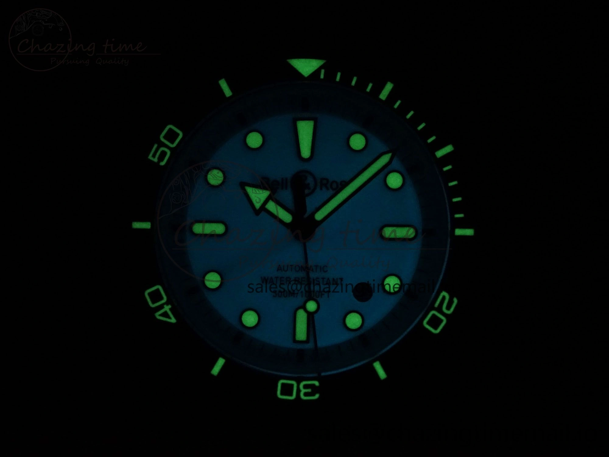 AllSeason BR03A Instruments BRF 1:1 Best Edition Blue Dial on Black Rubber Strap A 5157