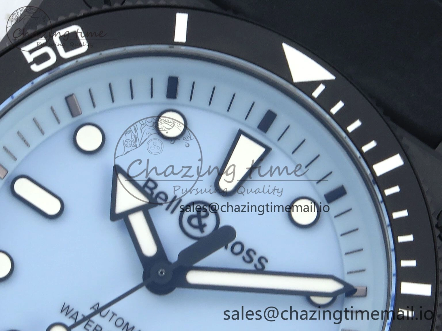 AllSeason BR03A Instruments BRF 1:1 Best Edition Blue Dial on Black Rubber Strap A 5157