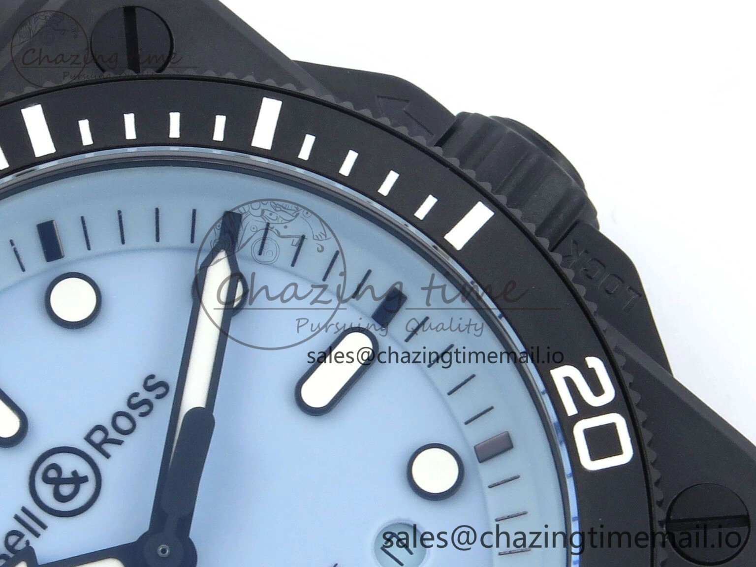 AllSeason BR03A Instruments BRF 1:1 Best Edition Blue Dial on Black Rubber Strap A 5157