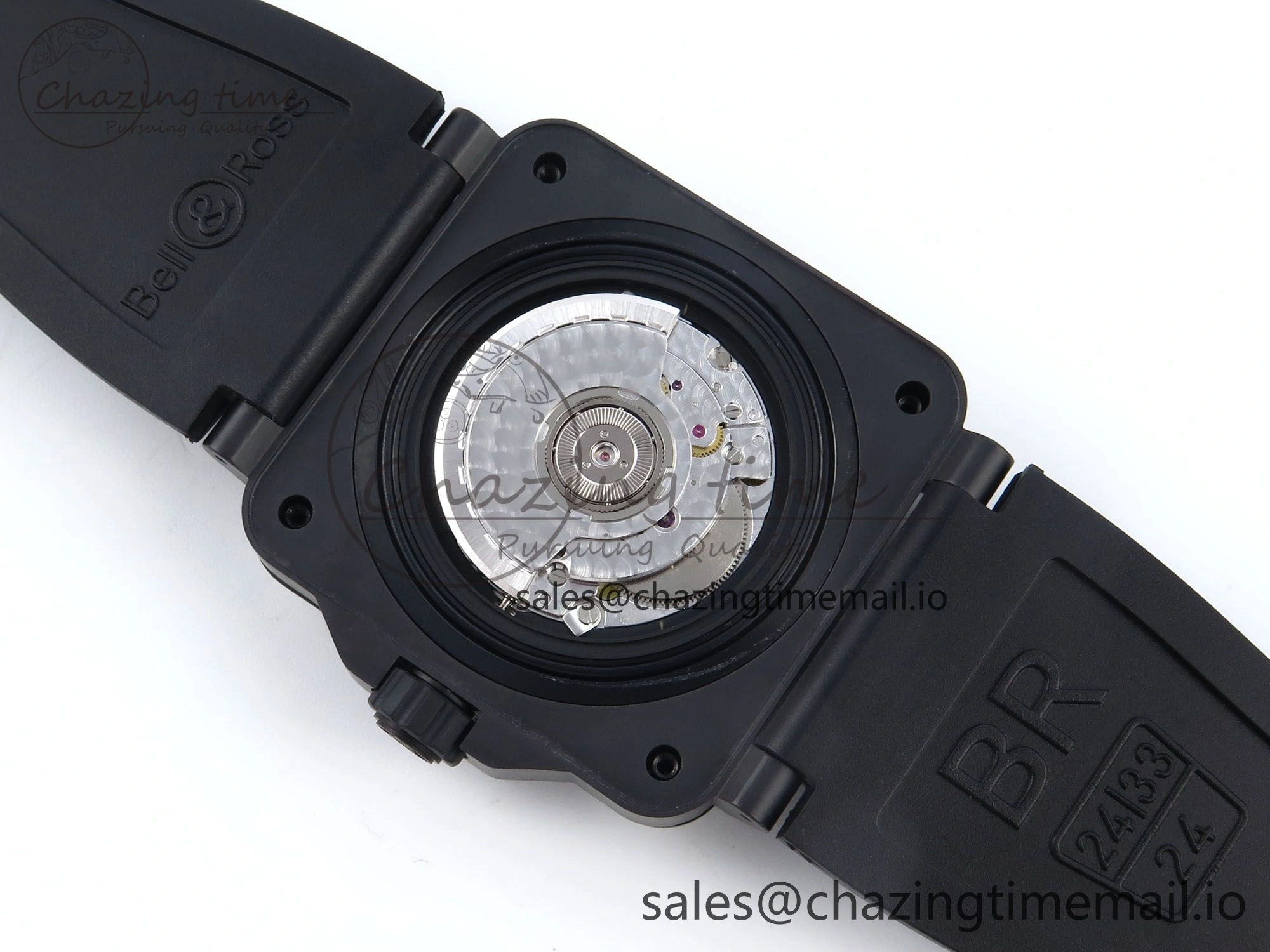 AllSeason BR03A Instruments BRF 1:1 Best Edition Blue Dial on Black Rubber Strap A 5157