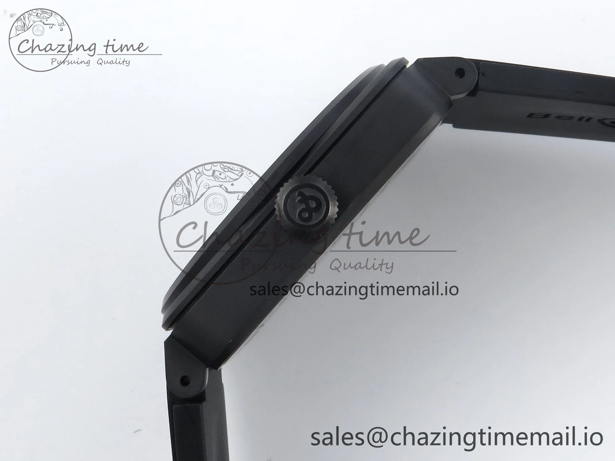BR03A Instruments BRF 1:1 Best Edition Blue Black Dial on Black Rubber Strap A FreshLook 5153