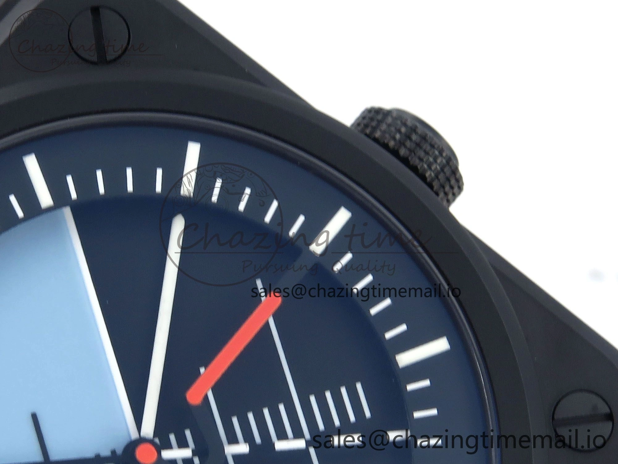 BR03A Instruments BRF 1:1 Best Edition Blue Black Dial on Black Rubber Strap A FreshLook 5153