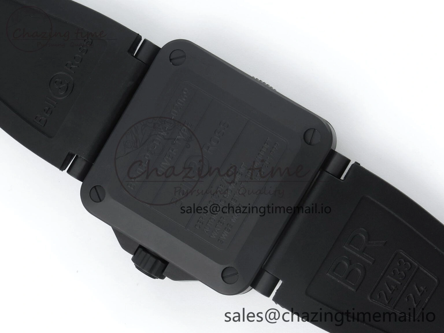 Unisex BR03A Instruments BRF 1:1 Best Edition Pale Green Dial on Black Rubber Strap A 5156