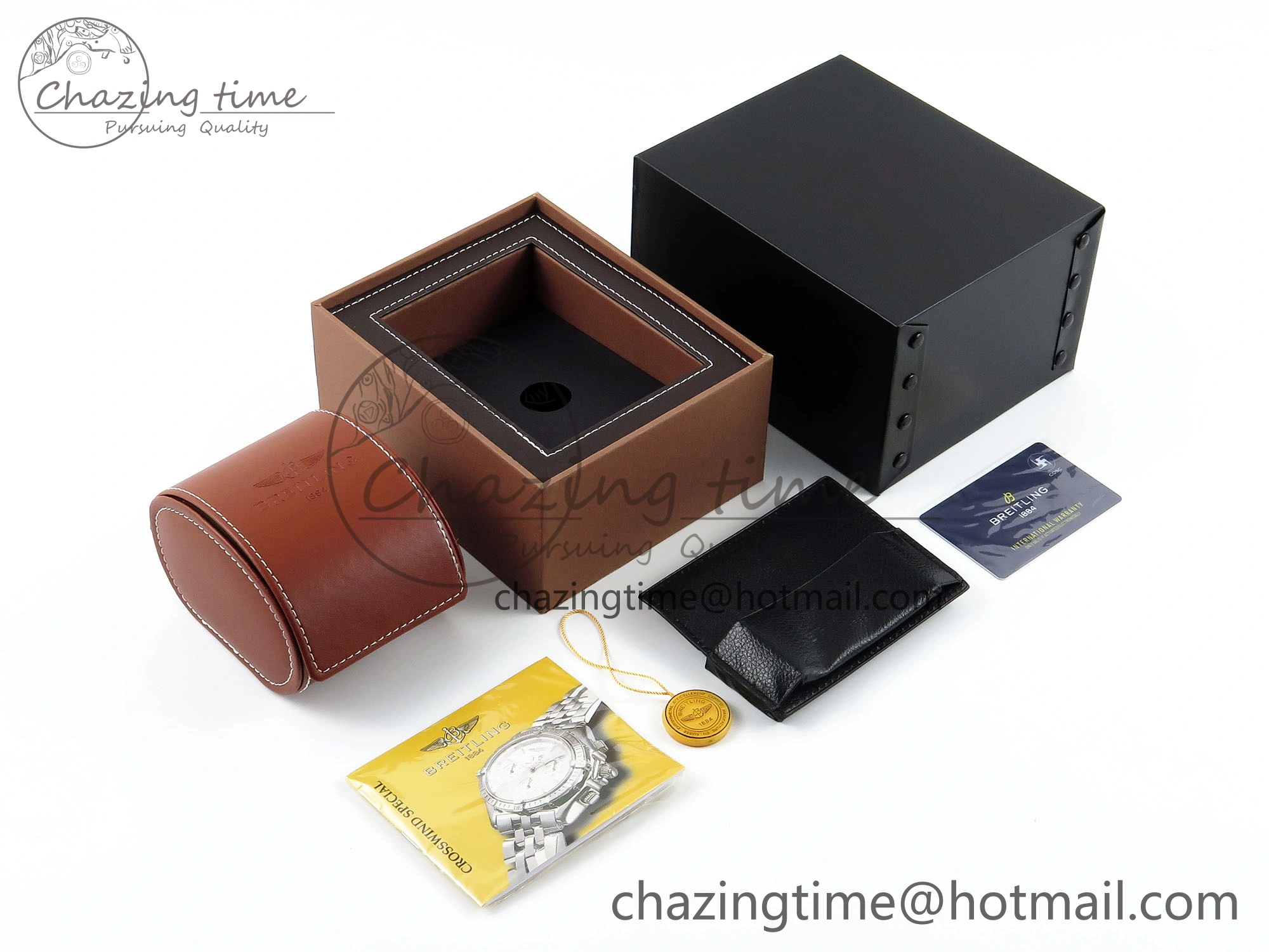 AllSeason BREITLING BOXSET WITH CARD & PAPERS 4141