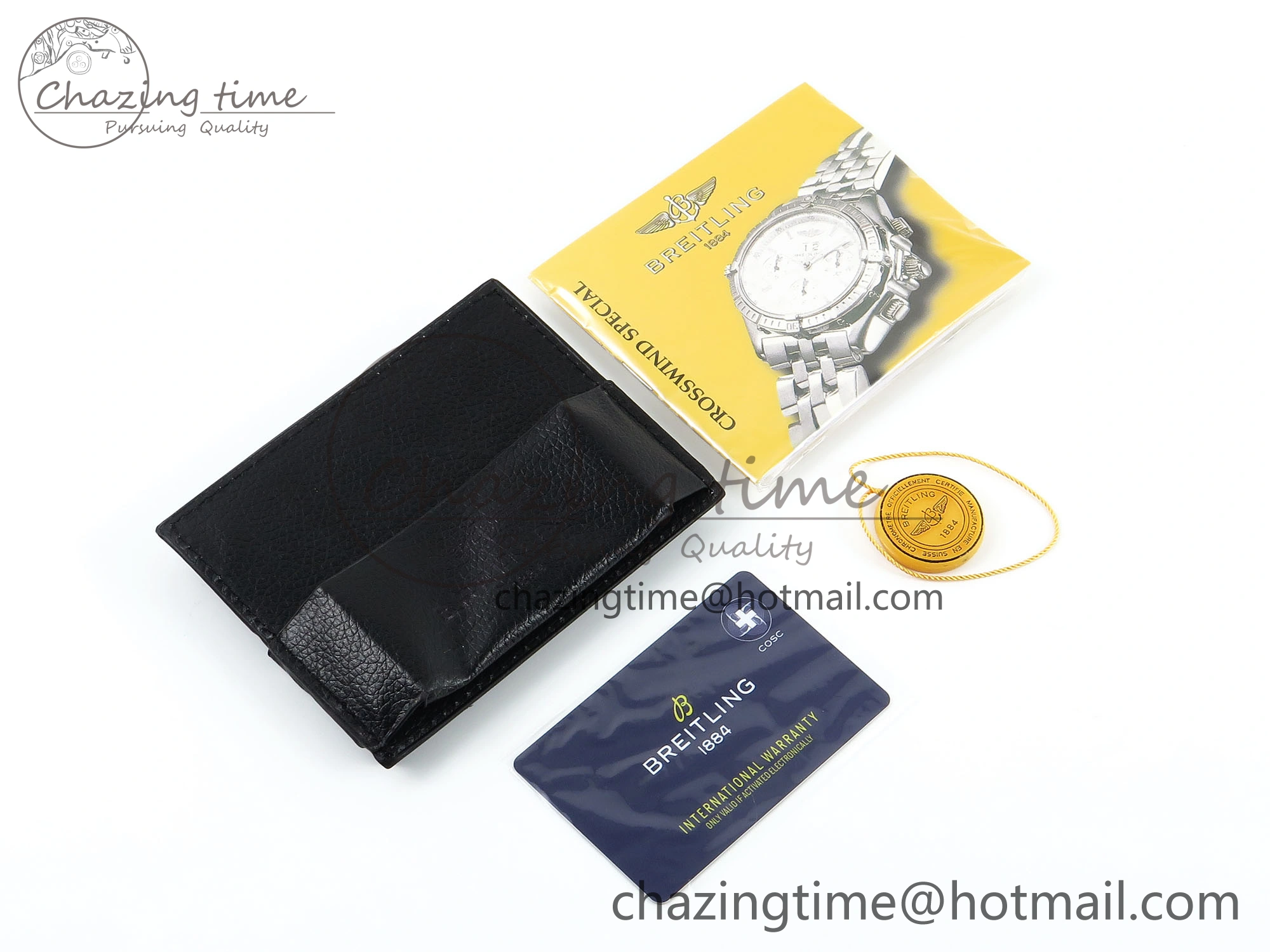 AllSeason BREITLING BOXSET WITH CARD & PAPERS 4141