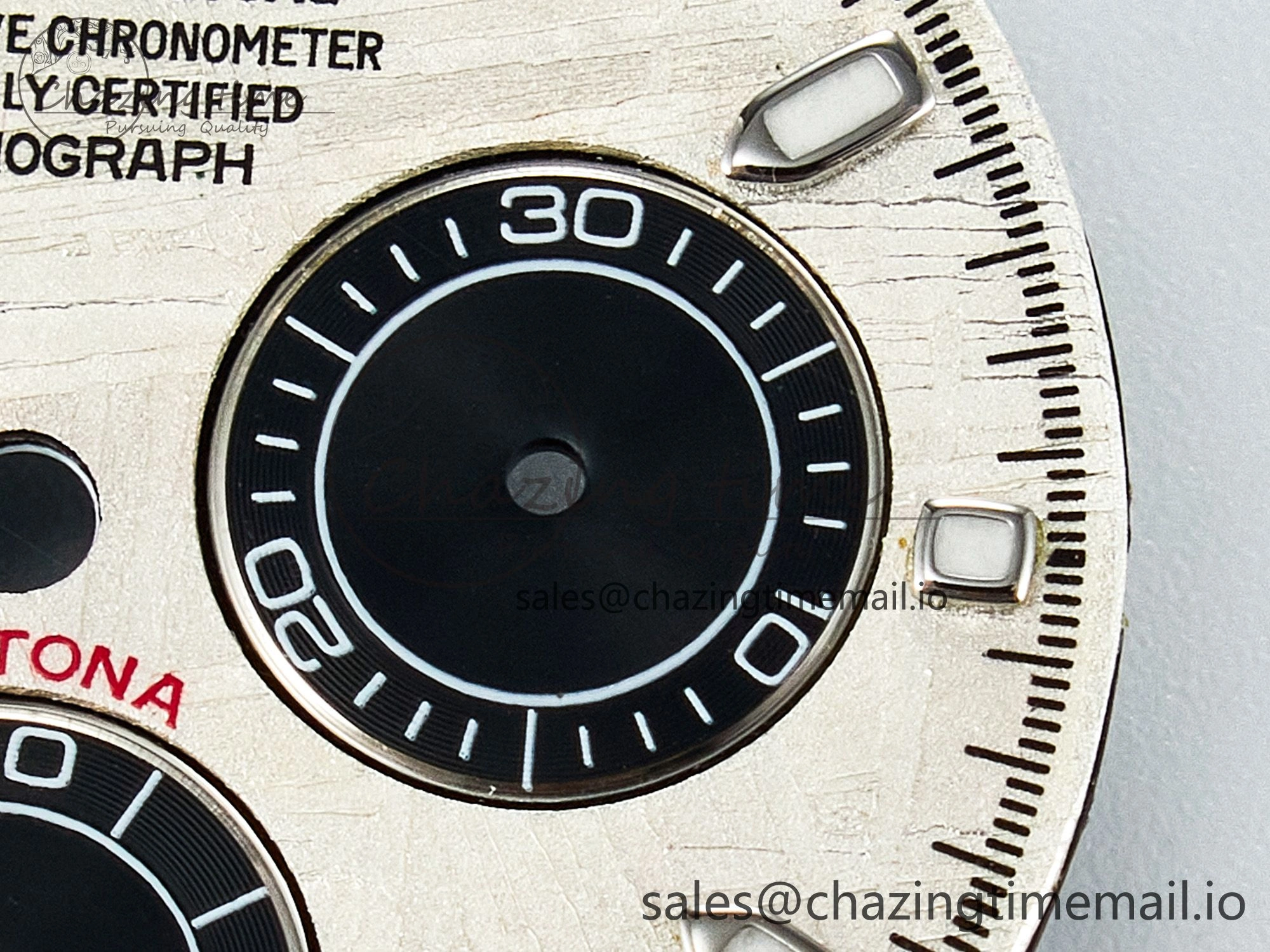 BUFF SS Meteorite Dial for Daytona Compatible with 4130 Movement Fashionable 4108