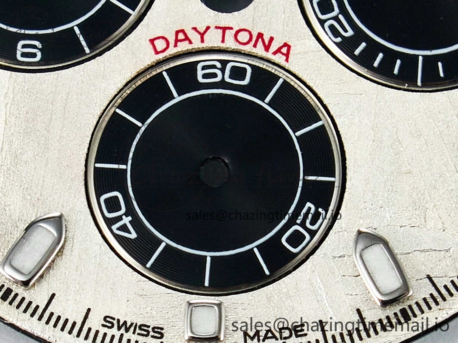 BUFF SS Meteorite Dial for Daytona Compatible with 4130 Movement Fashionable 4108