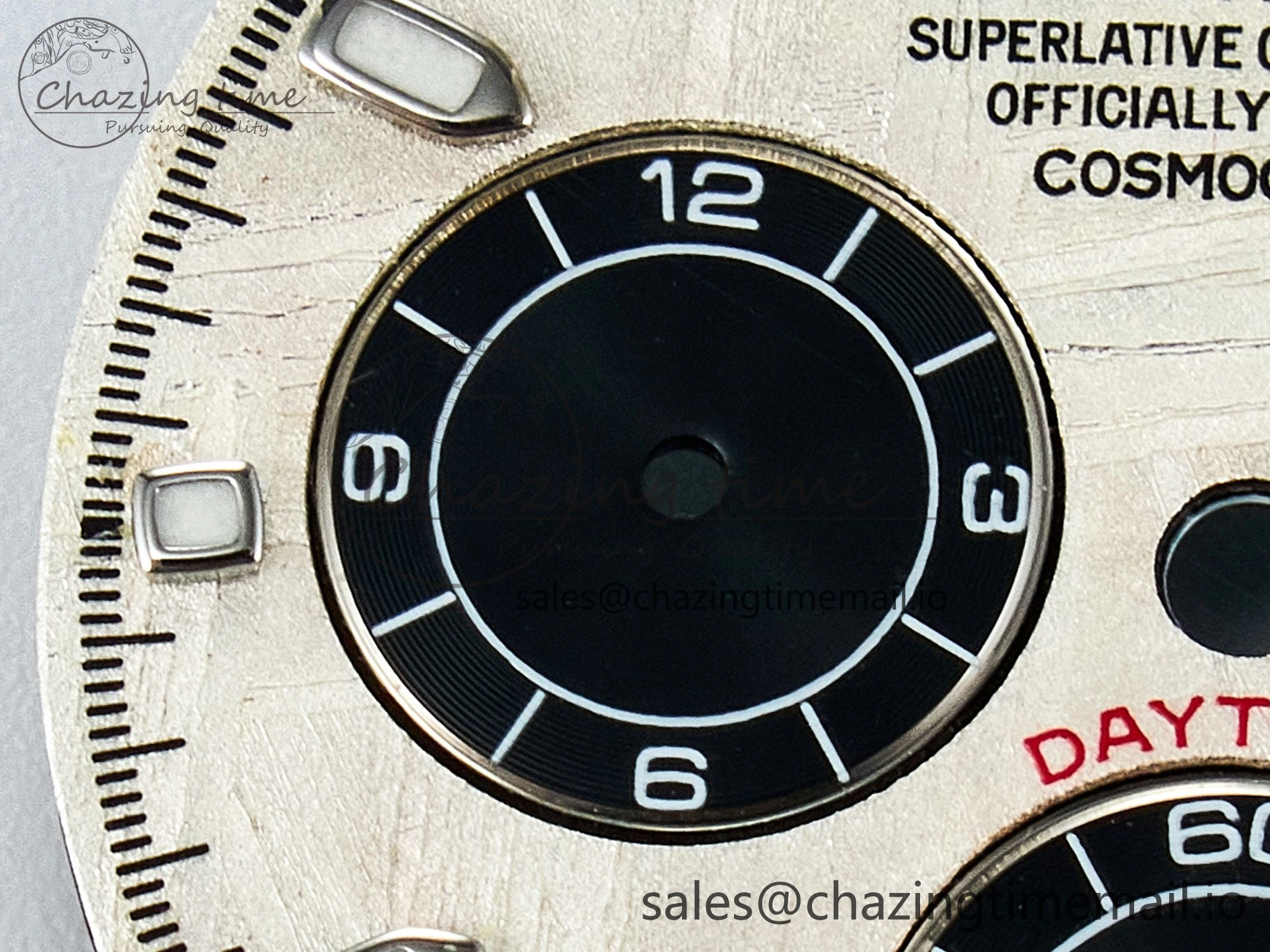 BUFF SS Meteorite Dial for Daytona Compatible with 4130 Movement Fashionable 4108
