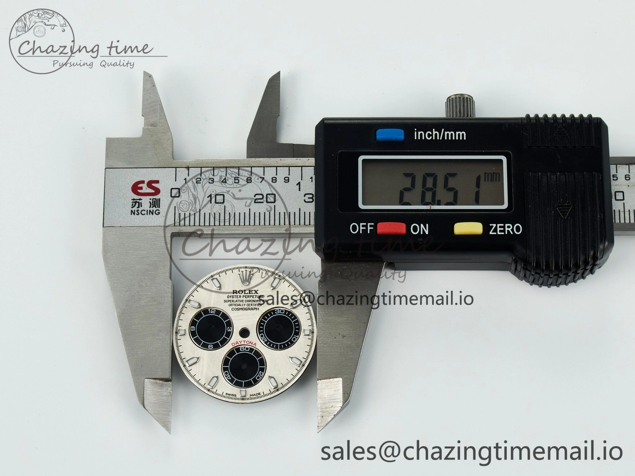 BUFF SS Meteorite Dial for Daytona Compatible with 4130 Movement Fashionable 4108
