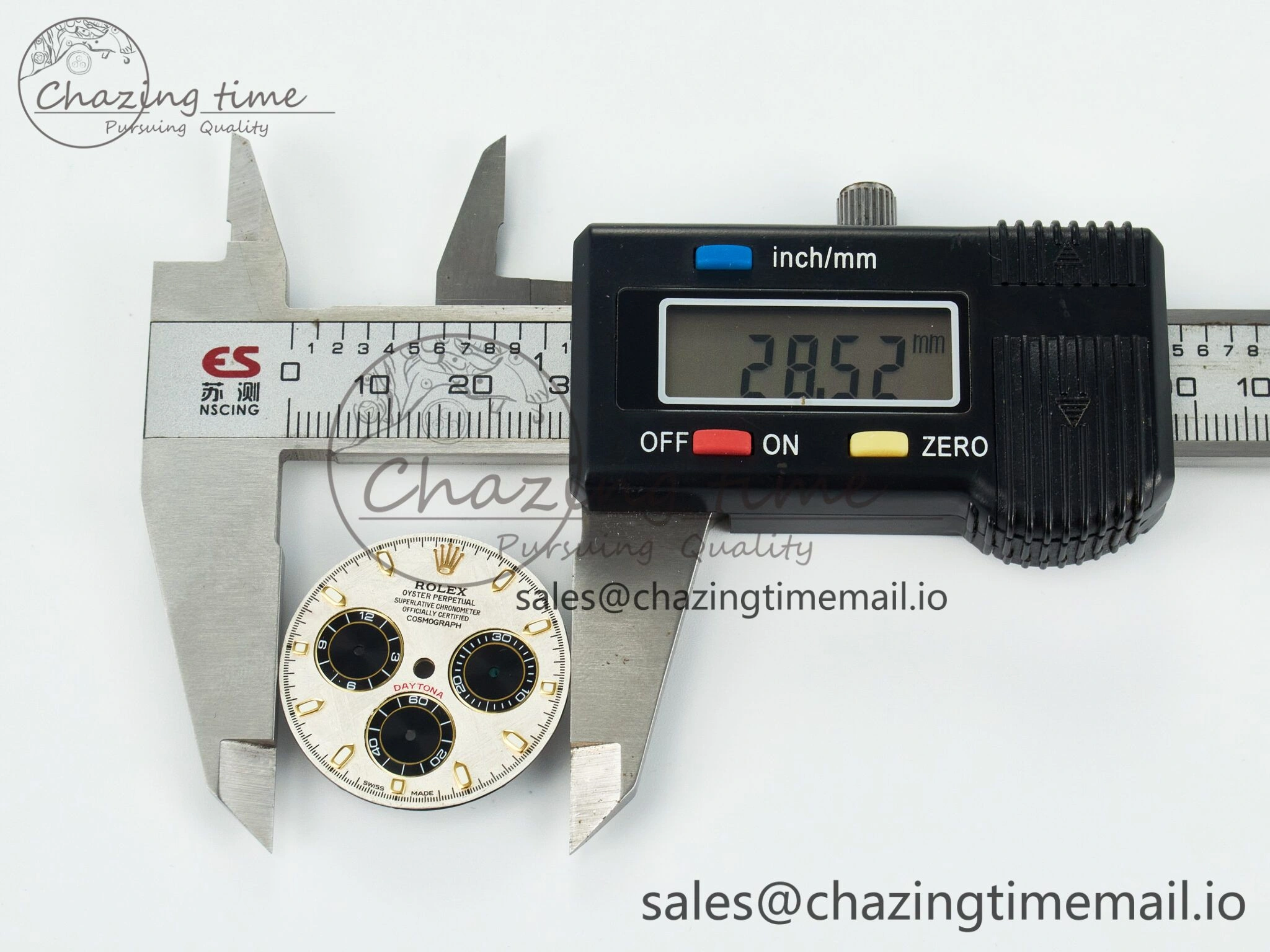 BUFF YG Meteorite Dial for Daytona Compatible with 4130 Movement DailyWear 4107