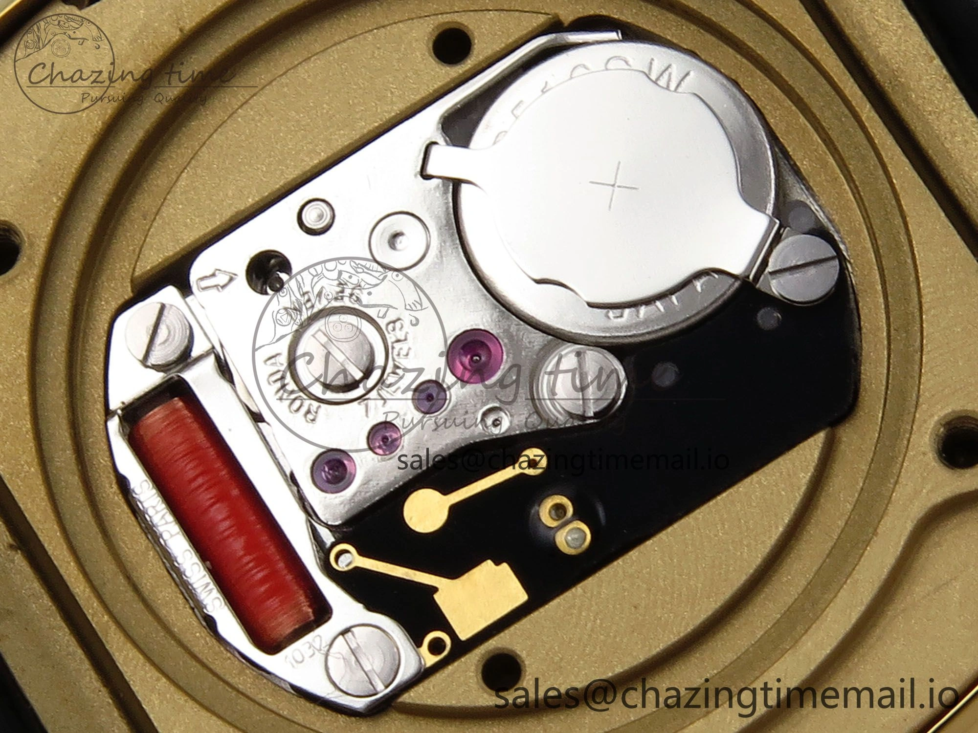 Lightweight Baignoire De Cartier YG AF 1:1 Best Edition Silver Dial on Black Leather Strap Ronda Quartz 5865