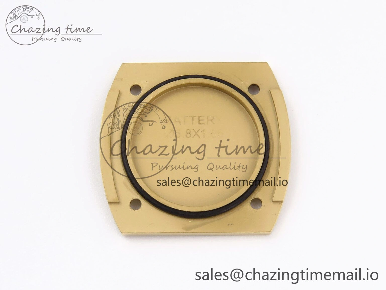 SmartChoice Baignoire De Cartier YG AF 1:1 Best Edition Silver Dial on Brown Leather Strap Ronda Quartz 5862